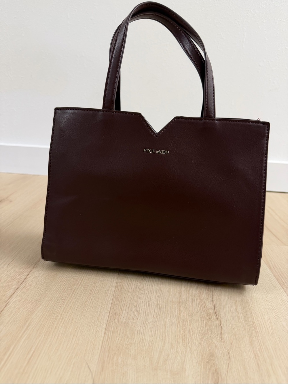 Pixie Mood Burgundy Vegan Leather Aurora Satchel